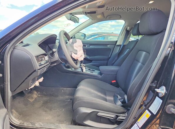 19XFL2H50NE016792 2022 HONDA CIVIC Черный Вид салона спереди
