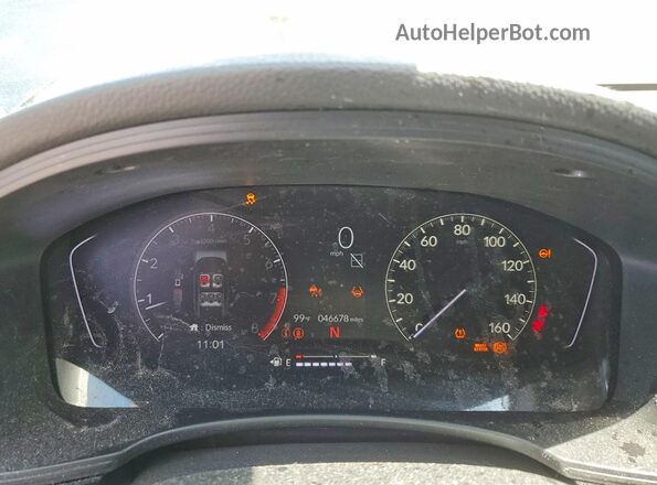 19XFL2H51RE007797 2024 HONDA CIVIC Charcoal Instrument cluster view
