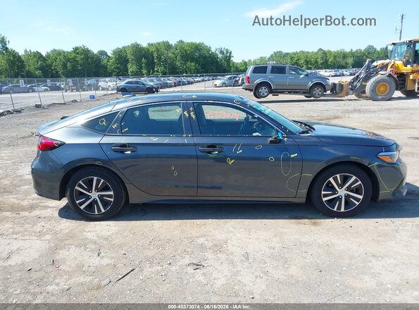 19XFL2H52NE013263 2022 HONDA CIVIC Gray Widok wnętrza z tyłu