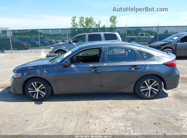 19XFL2H52NE013263 2022 HONDA CIVIC Gray Widok wnętrza 360 stopni