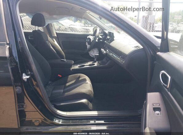 19XFL2H52PE022709 2023 HONDA CIVIC Black Front interior view