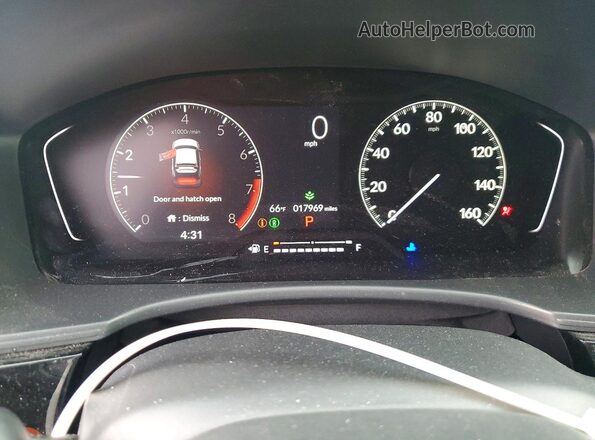 19XFL2H53RE023032 2024 HONDA CIVIC Black Widok zestawu wskaźników