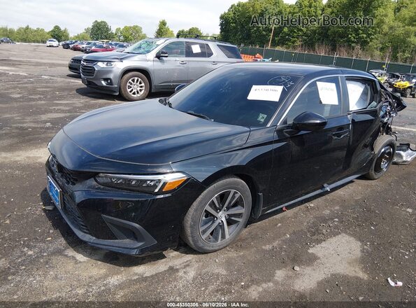 19XFL2H57RE022496 2024 HONDA CIVIC Black წინა მარცხენა ხედი სამი მეოთხედიდან