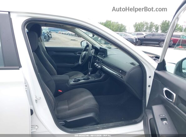19XFL2H58PE013464 2023 HONDA CIVIC White Widok wnętrza z przodu