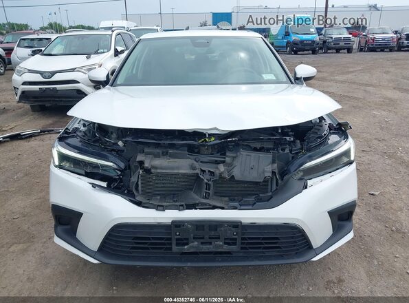 19XFL2H58PE013464 2023 HONDA CIVIC White Widok wnętrza z tyłu