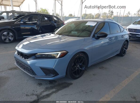 19XFL2H80PE000573 2023 HONDA CIVIC Navy Передняя левая четверть
