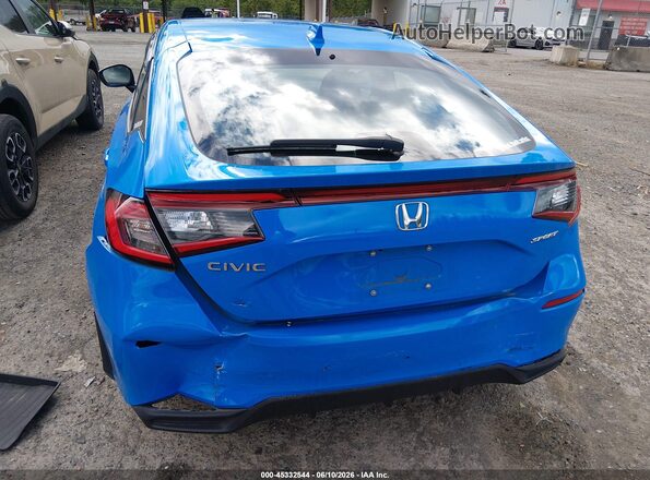 19XFL2H80PE014568 2023 HONDA CIVIC Blue Widok z przodu