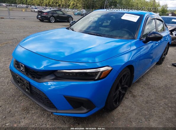 19XFL2H80PE014568 2023 HONDA CIVIC Blue Przód lewy