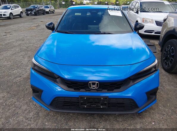 19XFL2H80PE014568 2023 HONDA CIVIC Blue Widok zestawu wskaźników