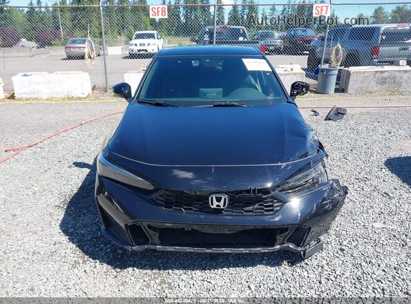 19XFL2H80SE023960 2025 HONDA CIVIC Black Widok wnętrza z tyłu