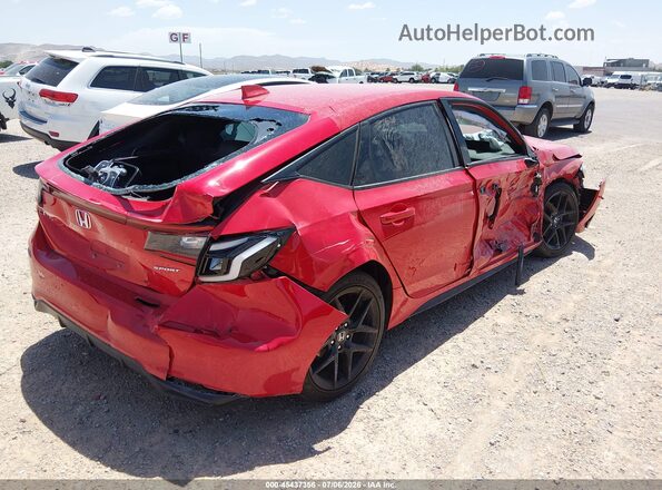 19XFL2H81NE023034 2022 HONDA CIVIC Красный Задняя правая четверть