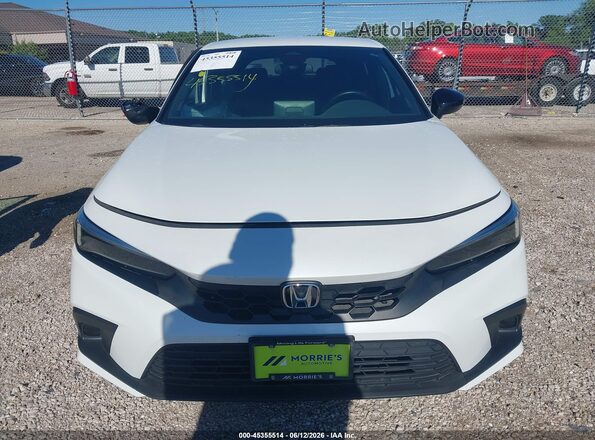 19XFL2H81PE006897 2023 HONDA CIVIC White Widok zestawu wskaźników