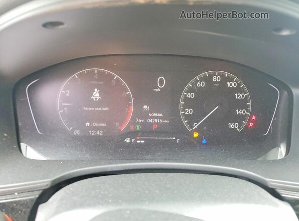 19XFL2H81PE008116 2023 HONDA CIVIC White ხელსაწყოთა პანელის ხედი
