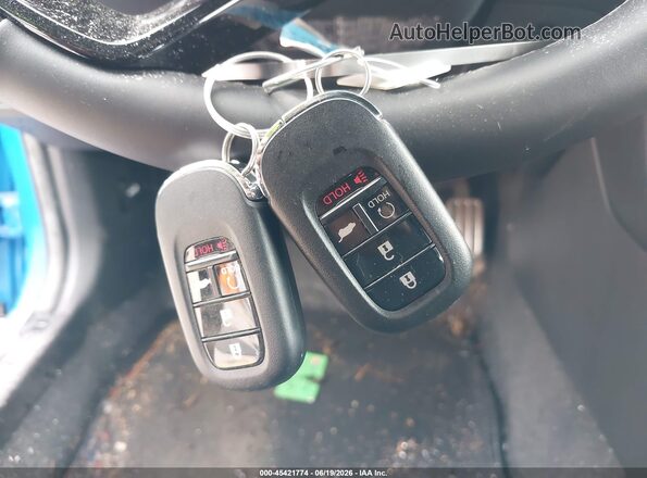 19XFL2H81RE028983 2024 HONDA CIVIC Blue Առջևի վահանակի տեսք