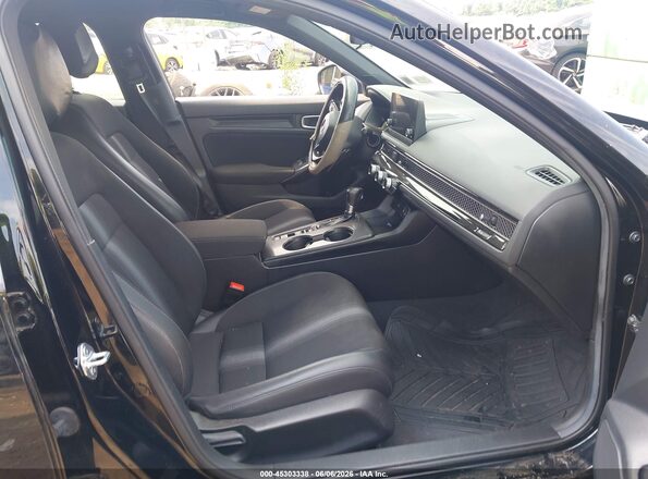 19XFL2H82RE008628 2024 HONDA CIVIC Black Widok wnętrza z przodu