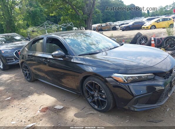 19XFL2H82RE008628 2024 HONDA CIVIC Black Widok wnętrza z tyłu