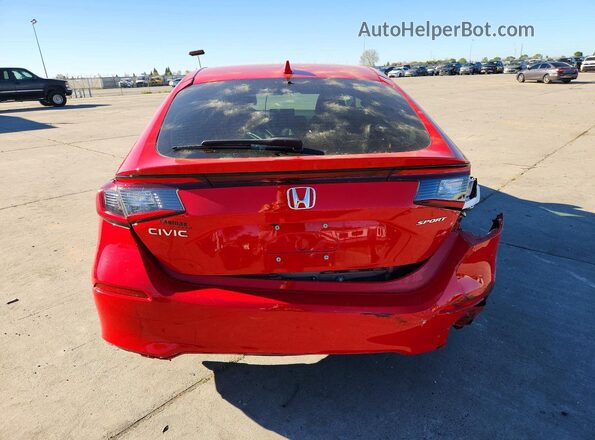 19XFL2H84RE020019 2024 HONDA CIVIC Red Вид ззаду