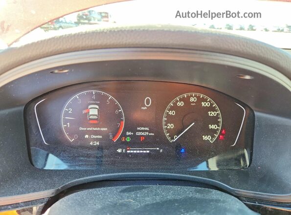 19XFL2H84RE020019 2024 HONDA CIVIC Red Вид щитка приладів