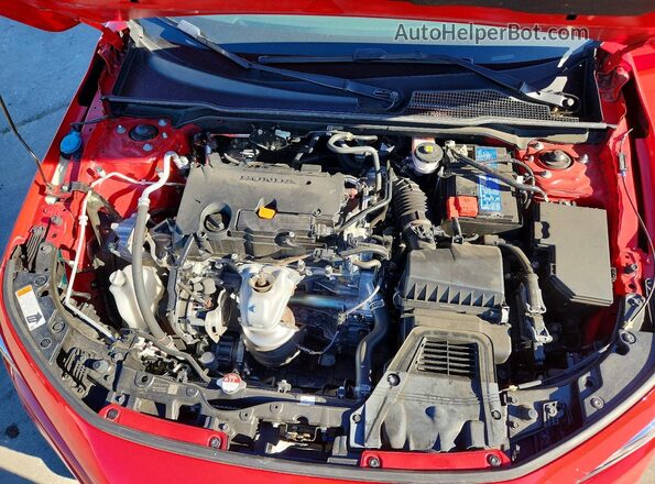 19XFL2H84RE020019 2024 HONDA CIVIC Red Вид задньої частини салону
