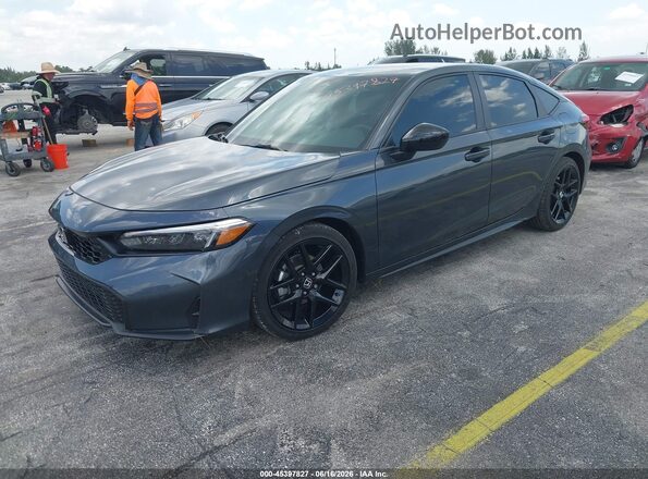 19XFL2H84TE022487 2026 HONDA CIVIC Gray Vista tres cuartos delantera izquierda