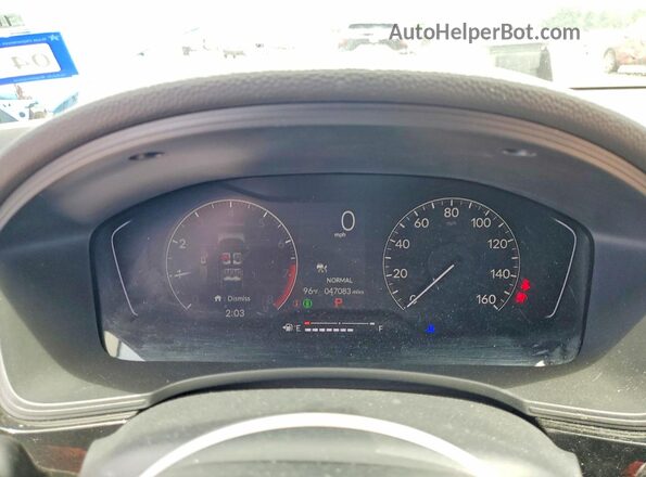19XFL2H85PE011892 2023 HONDA CIVIC Blue ხელსაწყოთა პანელის ხედი