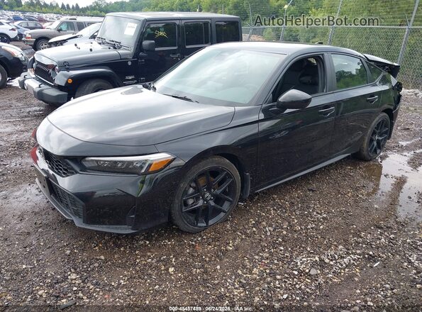19XFL2H85SE018382 2025 HONDA CIVIC Черный Передняя левая четверть