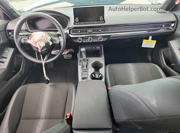 19XFL2H85SE036896 2025 HONDA CIVIC Blue Dashboard view