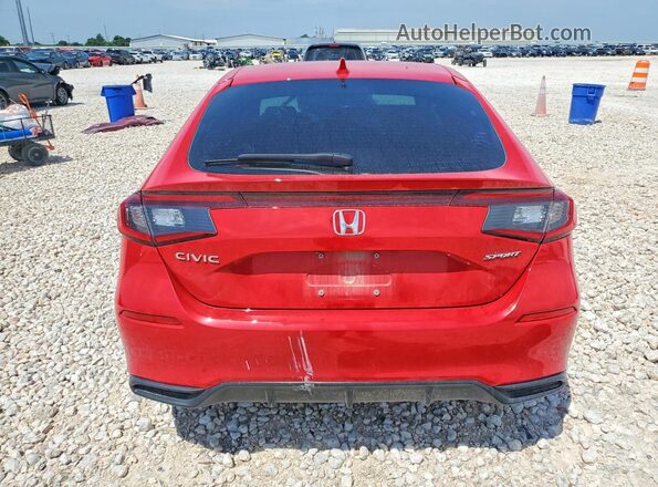 19XFL2H86RE027568 2024 HONDA CIVIC Red Widok z tyłu