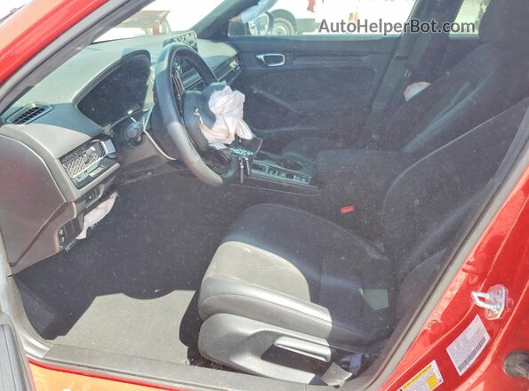 19XFL2H86RE027568 2024 HONDA CIVIC Red Widok wnętrza z przodu