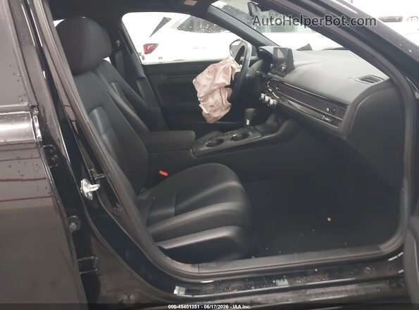 19XFL2H86SE023025 2025 HONDA CIVIC Black Front interior view