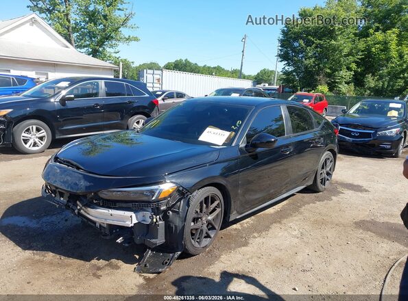 19XFL2H87PE006144 2023 HONDA CIVIC Black Առջևի ձախ երեք քառորդ տեսարան