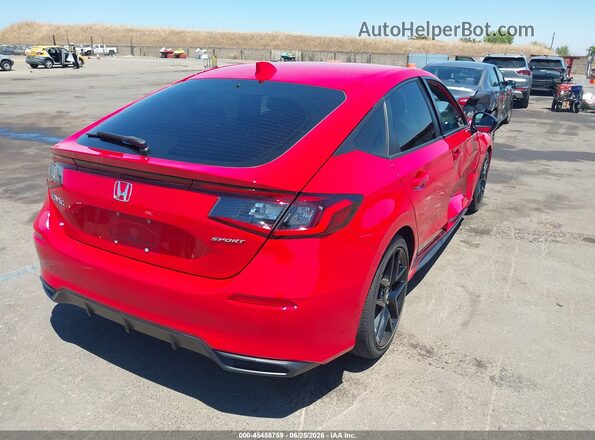 19XFL2H87PE009402 2023 HONDA CIVIC Red Tył prawy