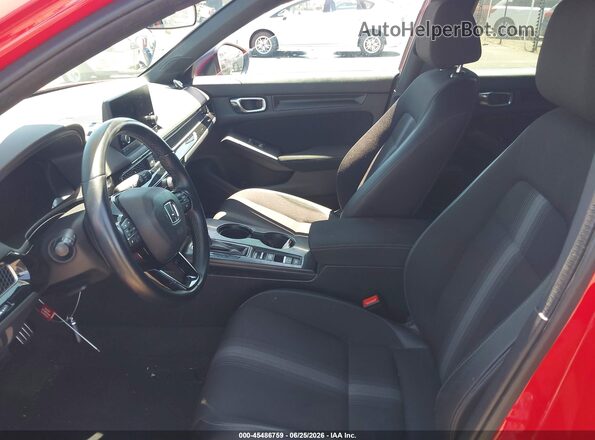 19XFL2H87PE009402 2023 HONDA CIVIC Red Widok wnętrza z przodu