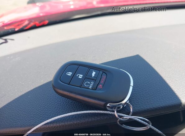 19XFL2H87PE009402 2023 HONDA CIVIC Red Widok deski rozdzielczej