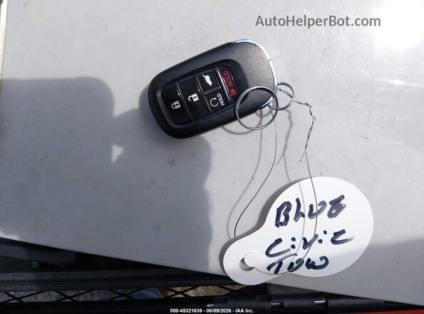 19XFL2H87SE025169 2025 HONDA CIVIC Blue Vista del salpicadero