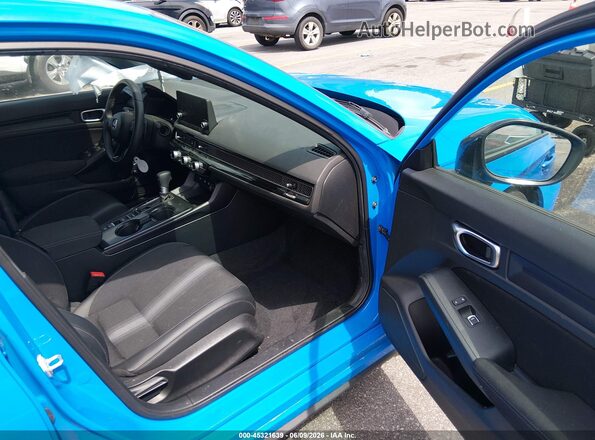 19XFL2H87SE025169 2025 HONDA CIVIC Blue Vista interior delantera