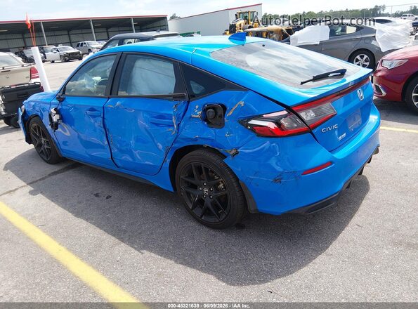 19XFL2H87SE025169 2025 HONDA CIVIC Blue Trasero izquierdo
