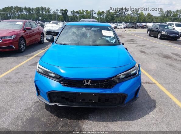 19XFL2H87SE025169 2025 HONDA CIVIC Blue Vista del cuadro de instrumentos