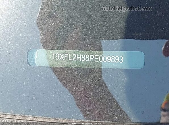 19XFL2H88PE009893 2023 HONDA CIVIC Red 