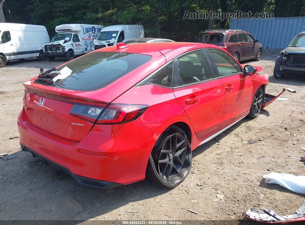 19XFL2H88PE009893 2023 HONDA CIVIC Red Tył prawy