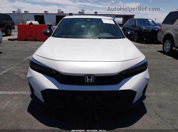 19XFL2H88SE017131 2025 HONDA CIVIC White Вид щитка приладів