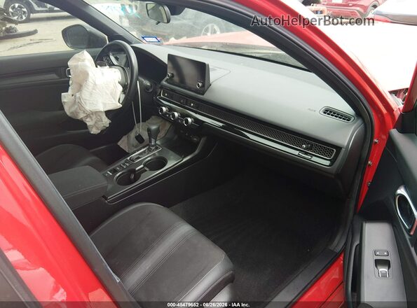 19XFL2H88SE024290 2025 HONDA CIVIC Red Widok wnętrza z przodu