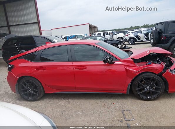19XFL2H88SE024290 2025 HONDA CIVIC Red Widok wnętrza z tyłu