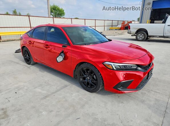 19XFL2H89PE008333 2023 HONDA CIVIC Красный Передняя правая четверть