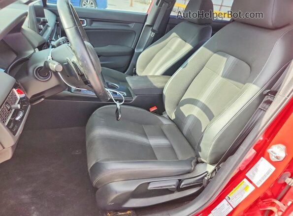 19XFL2H89PE008333 2023 HONDA CIVIC Красный Вид салона спереди