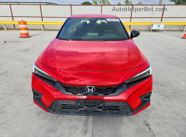 19XFL2H89PE008333 2023 HONDA CIVIC Красный Вид спереди