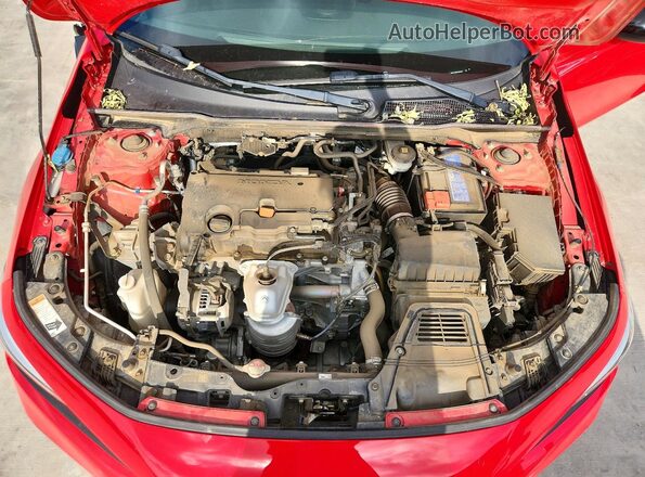 19XFL2H89PE008333 2023 HONDA CIVIC Красный Вид задней части салона
