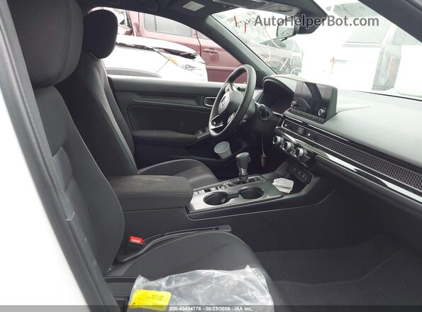 19XFL2H89TE016815 2026 HONDA CIVIC White Widok wnętrza z przodu