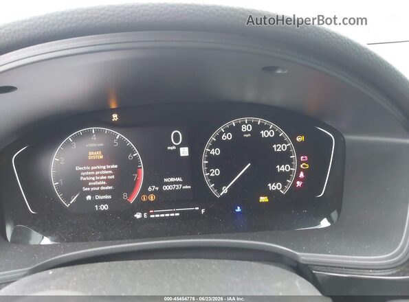 19XFL2H89TE016815 2026 HONDA CIVIC White Widok tylnych siedzeń