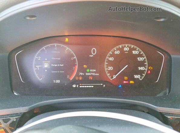 19XFL2H8XPE017803 2023 HONDA CIVIC Gray ხელსაწყოთა პანელის ხედი